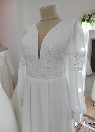 Шифонова сукня/весільна сукня
