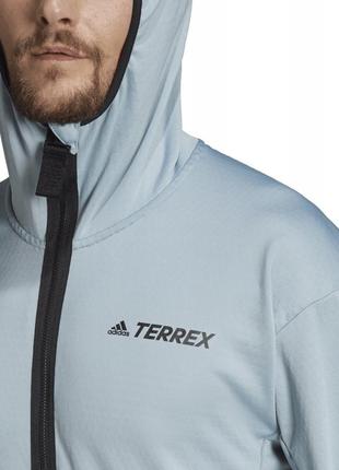 Куртка adidas terrex tech flooce light hooded hiking jacket