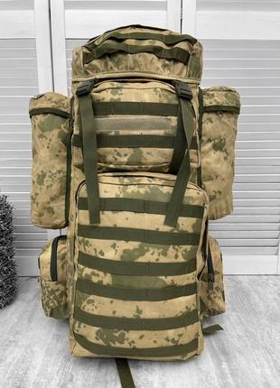 Тактический большой армейский рюкзак пиксель 100 литров Single...