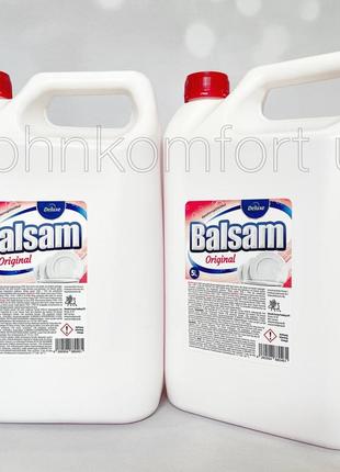 Средство для мытья посуды balsam deluxe original 5л