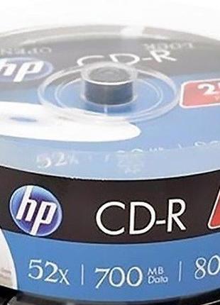 Диски CD-R HP (69311/CRE00015-3) 700MB 52x, шпиндель, 25 шт
