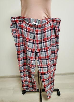Хорошие брендовые коттоновые мягкие легкие теплые брюки пижама