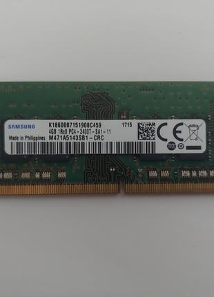 Оперативная память Samsung 4GB 1Rx8 PC4-2400T- SA1-11 DDR4 240...