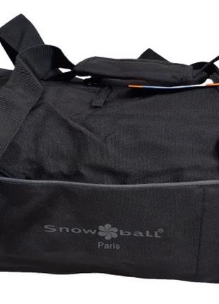 Дорожная сумка маленькая S Snowball 88150 51×27×27см 36л Черный