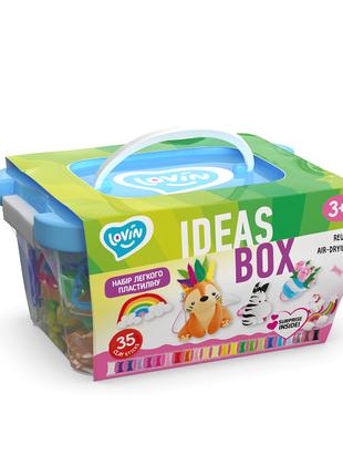 Набор Воздушный пластилин Lovin Do Ideas box, 35 цветов, в пла...