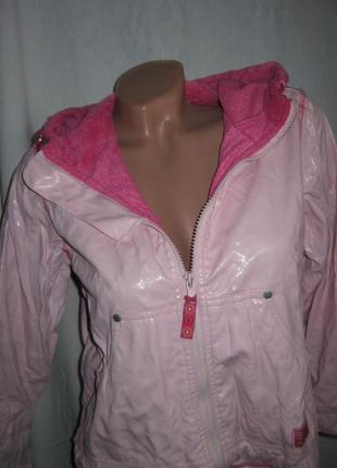 Куртка Topolino на девочку б/у деми розовая
