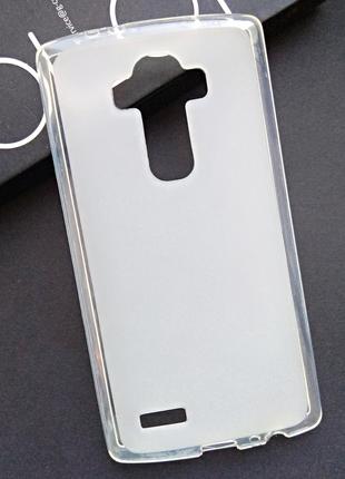Чехол для LG G4 h818 накладка силиконовая белая