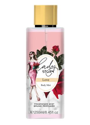 Жіночий парфумований спрей для тіла Love STORM,250мл/284602