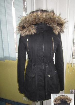 Утеплена жіноча куртка з капюшоном pimkie. 46 р. лот 1064