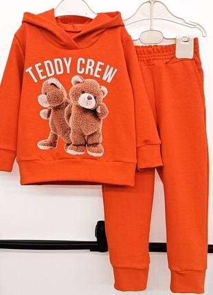 Стильный оранжевый костюм teddy crew