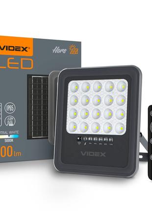 LED прожектор автономний VIDEX 500Lm 5000K