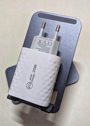 Зарядное устройство USB C, 20W, для айфон iPhone 12 13 14 Pro ...