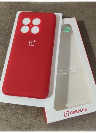 Чехол silicone cover для OnePlus 10 Pro силикон кейс микрофибр...