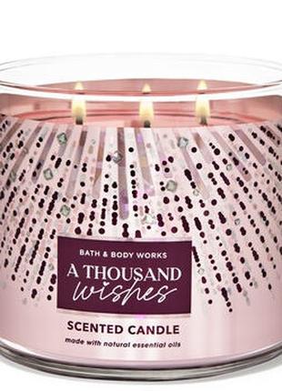 1, Велика ароматизована свічка Bath and Body Works на 3 фітилі...