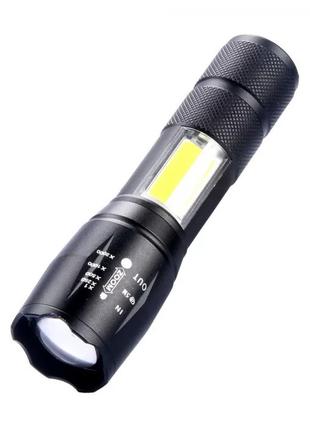 Світлодіодний акумуляторний ліхтар BL-T6-29 microUSB тактичний...