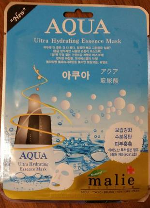 Тканевая маска aqua ультраувлажняющая malie system