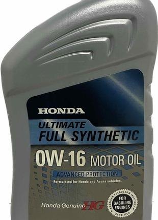 Honda HG Ultimate Synthetic 0W-16 (Америка), 087989062 ,946мл