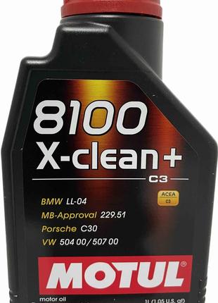 Motul 8100 X-CLEAN+ 5W-30, 1L, 854711/106376