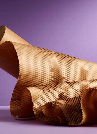 Крафт-бумага PaperPack Honeycomb, рулон - 28 см х 100 м