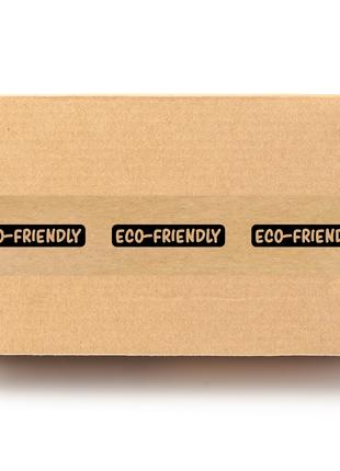 Скотч этикетка крафт "Eco-friendly", 50х294 мм (100 шт/рулон),...
