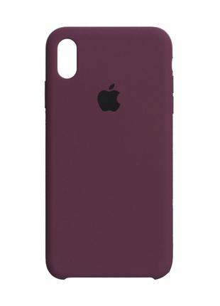 Чехол OtterBox soft touch Apple iPhone Xs Max Maroon