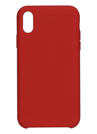 Чехол Soft Case No Logo для Apple iPhone XR Red