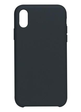 Чохол Soft Case No Logo для Apple iPhone XR Dark grey