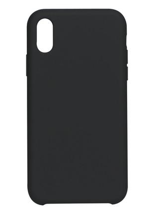 Чехол Soft Case No Logo для Apple iPhone XR Black