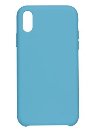 Чехол Soft Case No Logo для Apple iPhone XR Blue