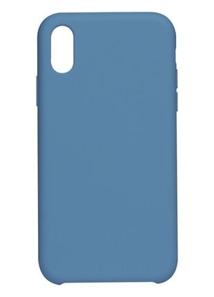 Чехол Soft Case No Logo для Apple iPhone XR Azure
