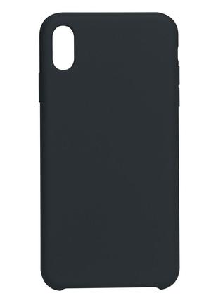 Чехол Soft Case No Logo для Apple iPhone XS Max Dark grey