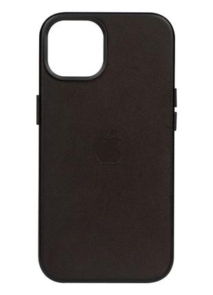 Чехол Leather Case для Apple iPhone 14 Plus Midnight