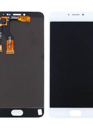 Дисплей для Meizu M3 Note M681 с сенсором Белый (DH0724)