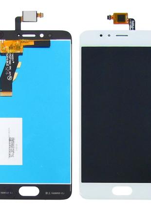 Дисплей для Meizu M5s M612 с сенсором Белый (DH0731)