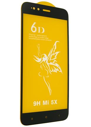 Защитное стекло Mirror 6D Glass 9H для Xiaomi Mi 5X, Mi A1 Чёрный