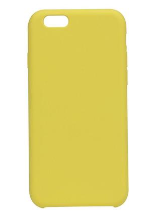 Чехол Soft Case No Logo для Apple iPhone 6s Yellow