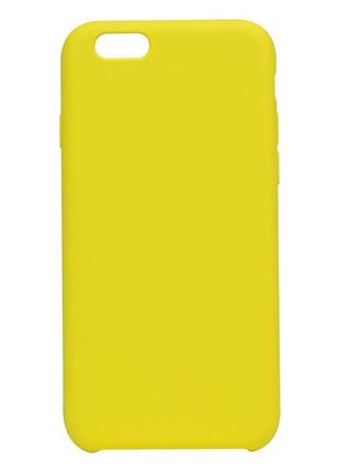 Чехол Soft Case No Logo для Apple iPhone 6s Canary yellow