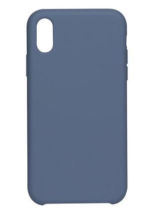 Чехол Soft Case No Logo для Apple iPhone XR Lavender grey