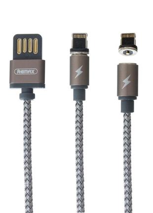 Кабель USB Remax RC-095i Gravity USB - Lightning Черный