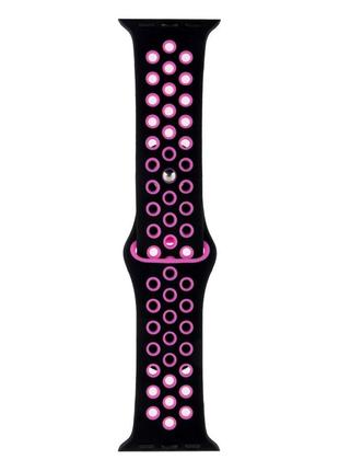 Ремінець для Apple Watch Nike 38 / 40 mm Чорно-фіолетовий