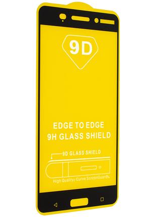 Захисне скло 9D Glass 0.20 mm Full Glue для Nokia 6 Dual Sim B...