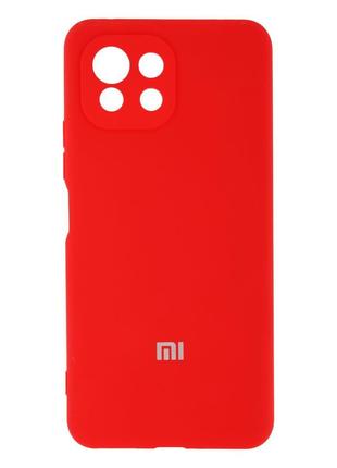 Чехол Full Case HQ with frame для Xiaomi Mi 11 Lite Red