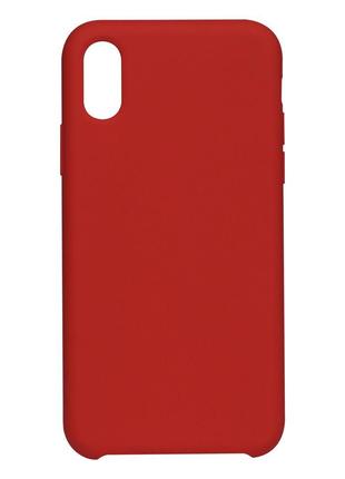Чехол Soft Case No Logo для Apple iPhone X / iPhone Xs Red
