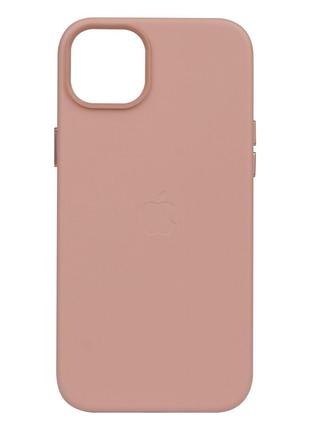 Чехол Leather Case для Apple iPhone 14 Sand Pink