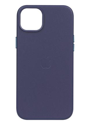 Чехол Leather Case для Apple iPhone 14 Violett