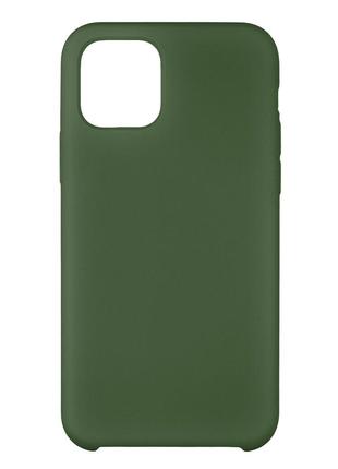 Чехол Soft Case No Logo для Apple iPhone 11 Pro Dark olive