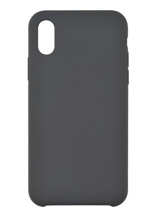 Чехол Soft Case No Logo для Apple iPhone X / iPhone Xs Dark grey