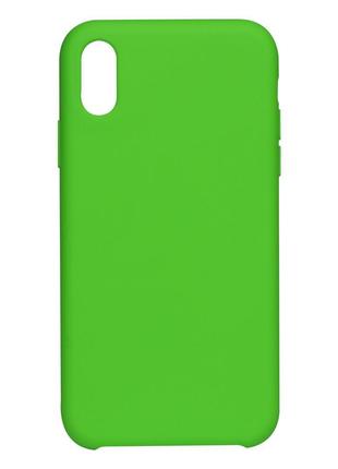 Чехол Soft Case No Logo для Apple iPhone XR Green