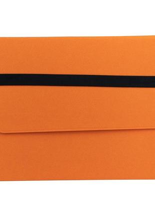 Чехол-сумка из войлока фетр Wiwu Apple MacBook 14 Orange