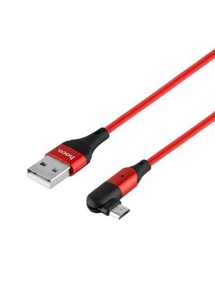 Кабель USB Hoco U100 Orbit USB - Micro USB Красный